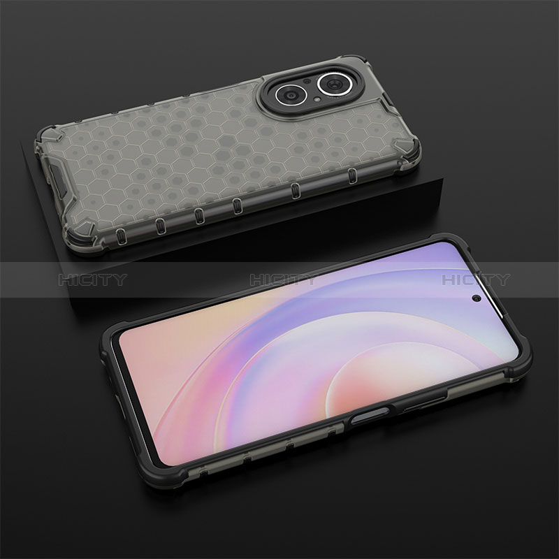 Coque Rebord Contour Silicone et Vitre Transparente Housse Etui 360 Degres AM2 pour Huawei Honor 50 SE 5G Plus