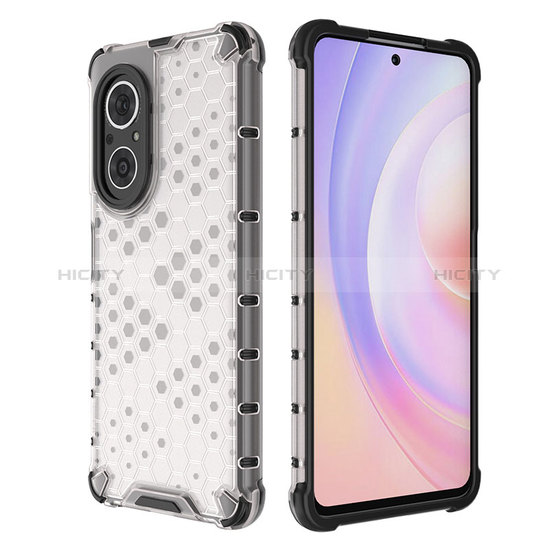 Coque Rebord Contour Silicone et Vitre Transparente Housse Etui 360 Degres AM2 pour Huawei Honor 50 SE 5G Plus