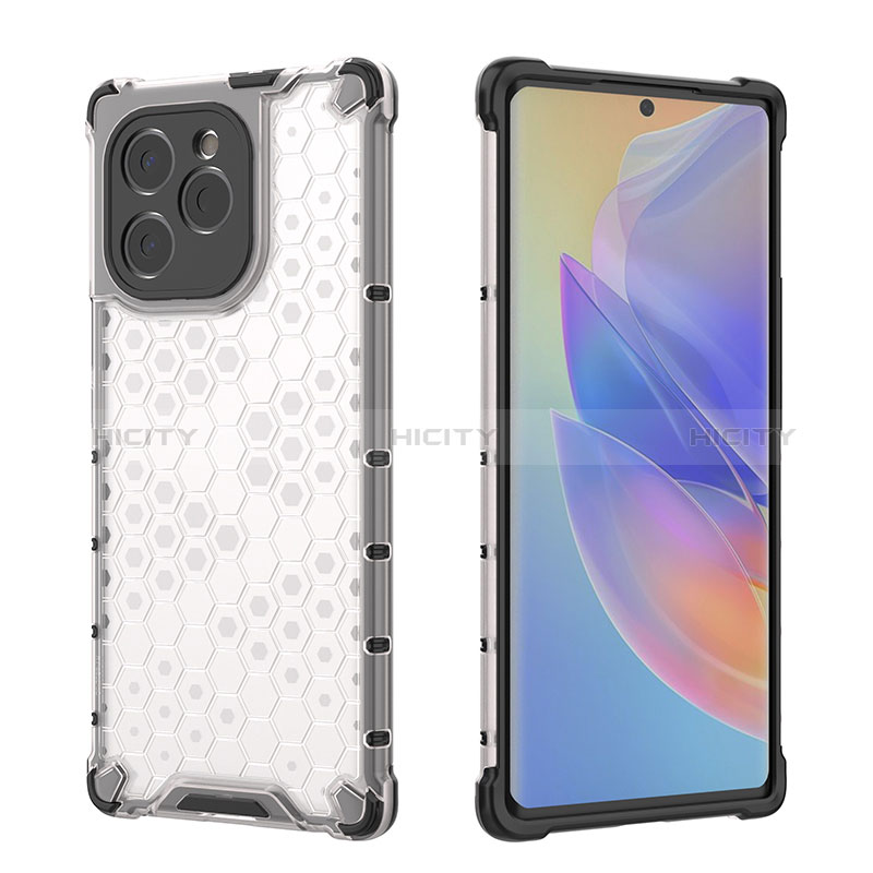 Coque Rebord Contour Silicone et Vitre Transparente Housse Etui 360 Degres AM2 pour Huawei Honor 60 SE 5G Plus