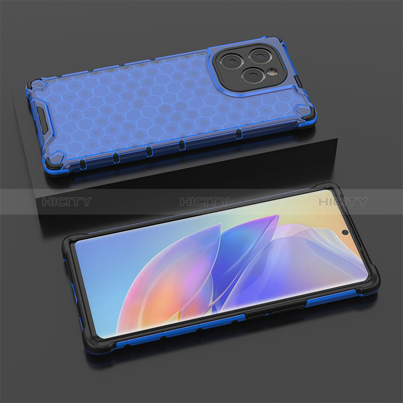 Coque Rebord Contour Silicone et Vitre Transparente Housse Etui 360 Degres AM2 pour Huawei Honor 60 SE 5G Plus