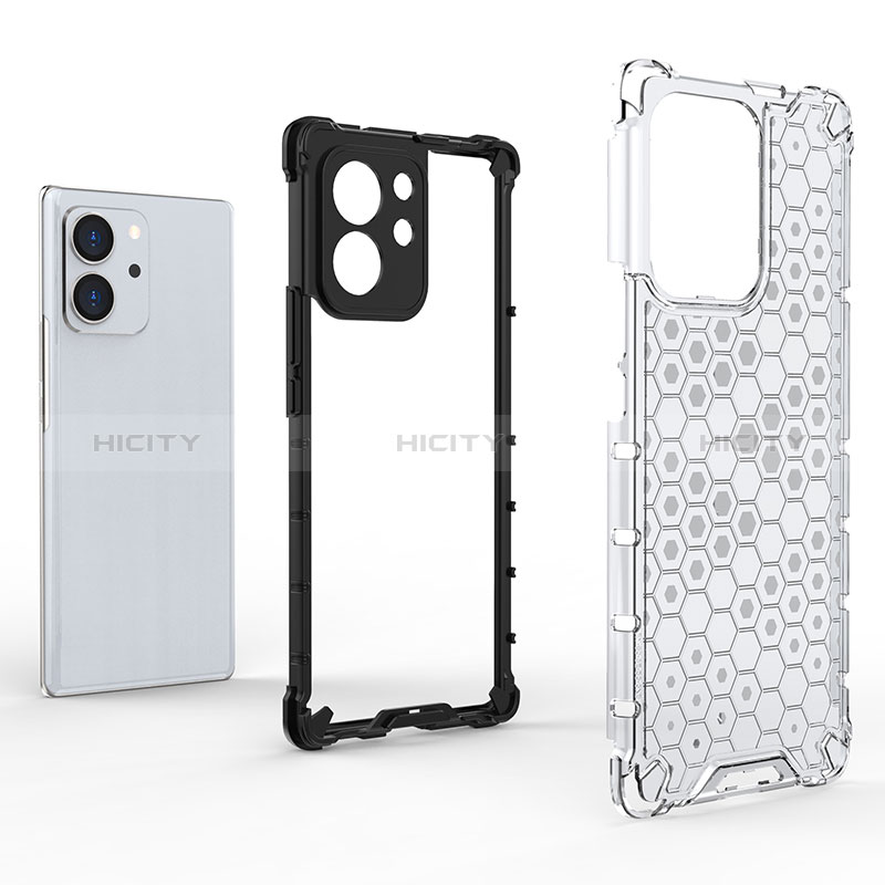 Coque Rebord Contour Silicone et Vitre Transparente Housse Etui 360 Degres AM2 pour Huawei Honor 80 SE 5G Plus