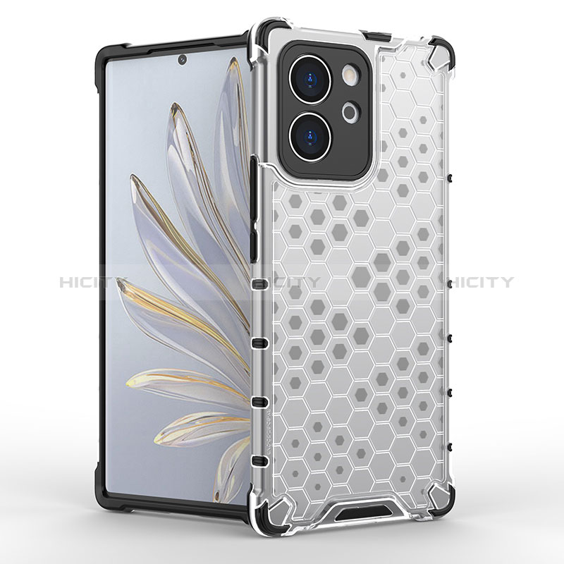 Coque Rebord Contour Silicone et Vitre Transparente Housse Etui 360 Degres AM2 pour Huawei Honor 80 SE 5G Plus