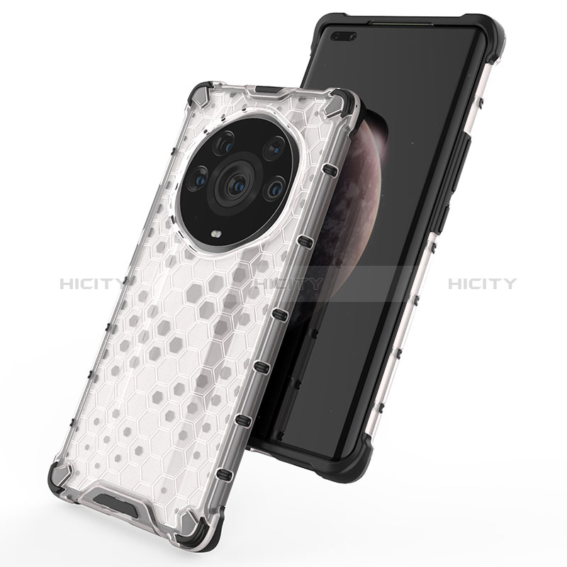 Coque Rebord Contour Silicone et Vitre Transparente Housse Etui 360 Degres AM2 pour Huawei Honor Magic3 Pro+ Plus 5G Plus