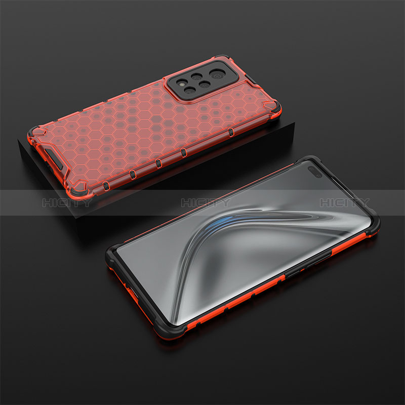 Coque Rebord Contour Silicone et Vitre Transparente Housse Etui 360 Degres AM2 pour Huawei Honor V40 5G Plus