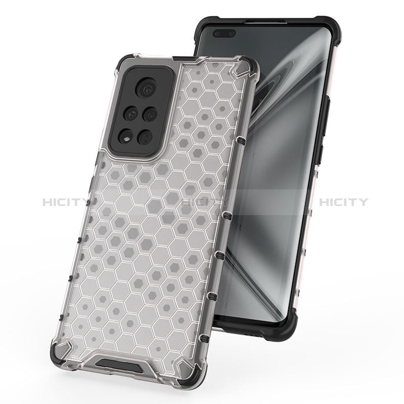 Coque Rebord Contour Silicone et Vitre Transparente Housse Etui 360 Degres AM2 pour Huawei Honor V40 5G Plus