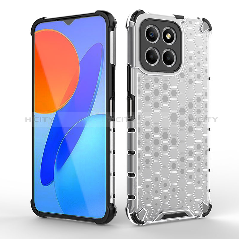 Coque Rebord Contour Silicone et Vitre Transparente Housse Etui 360 Degres AM2 pour Huawei Honor X6 5G Plus