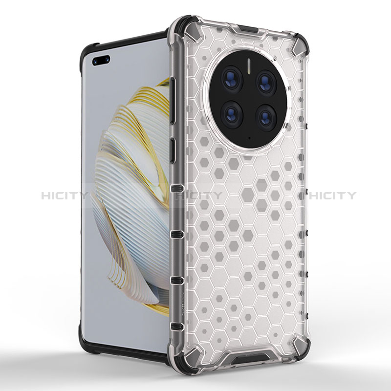 Coque Rebord Contour Silicone et Vitre Transparente Housse Etui 360 Degres AM2 pour Huawei Mate 50 Pro Plus