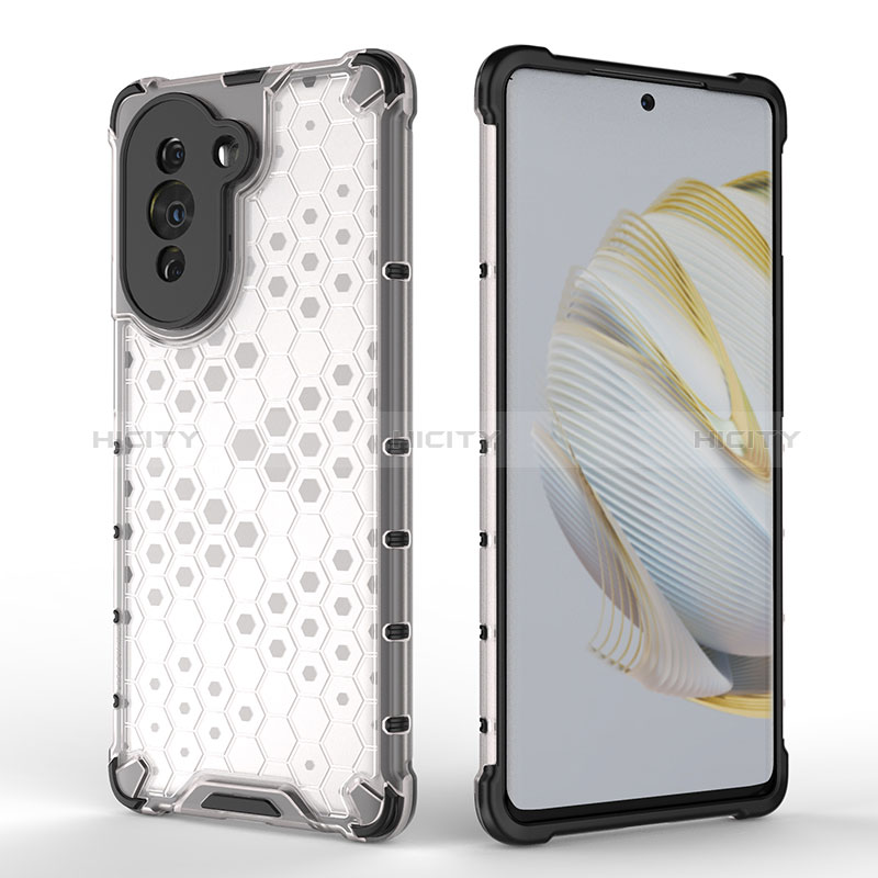 Coque Rebord Contour Silicone et Vitre Transparente Housse Etui 360 Degres AM2 pour Huawei Nova 10 Plus