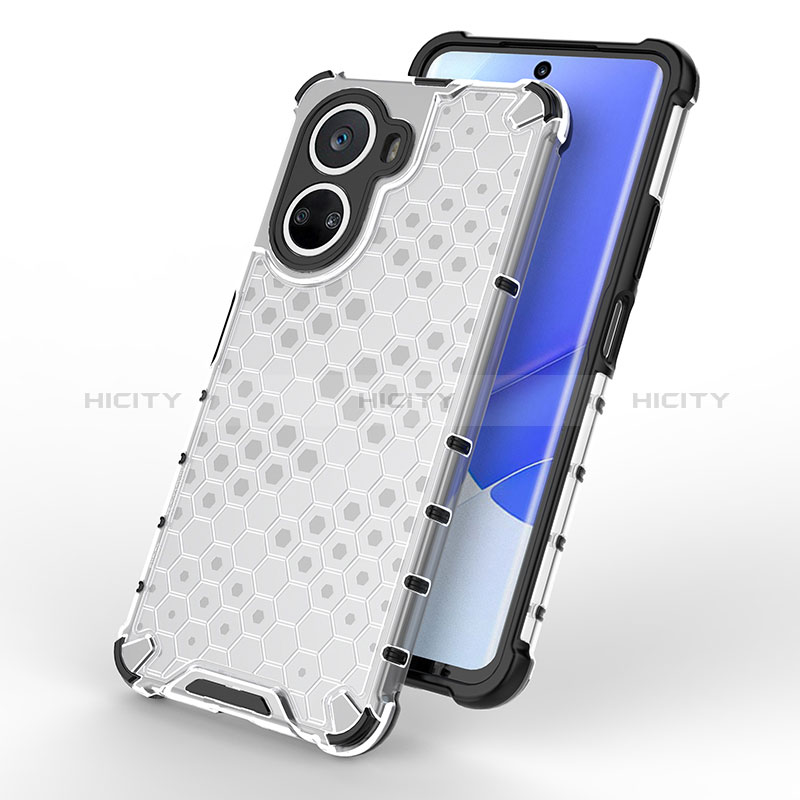 Coque Rebord Contour Silicone et Vitre Transparente Housse Etui 360 Degres AM2 pour Huawei Nova 10 SE Plus