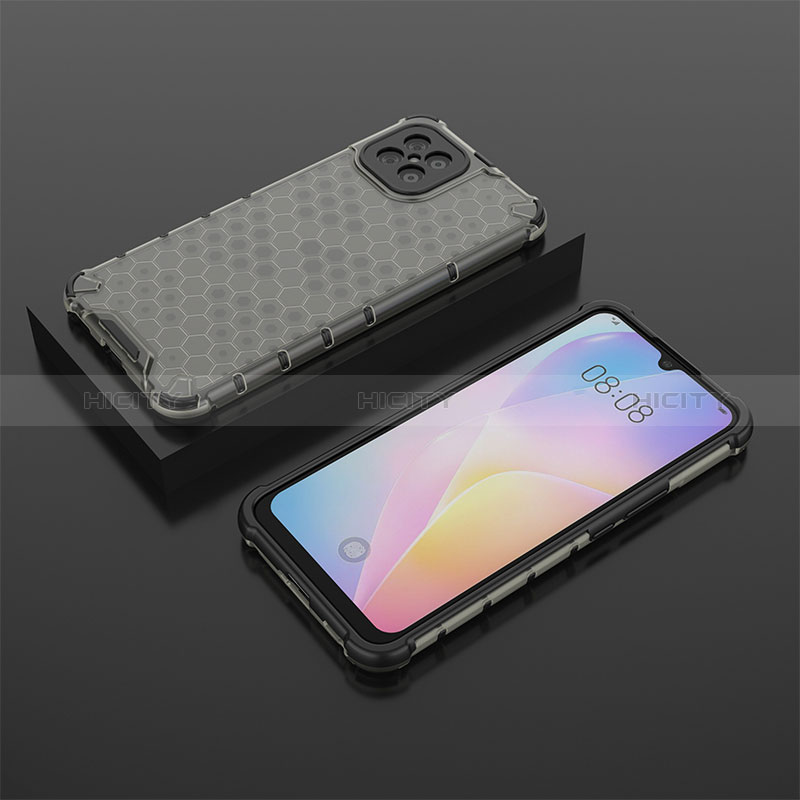 Coque Rebord Contour Silicone et Vitre Transparente Housse Etui 360 Degres AM2 pour Huawei Nova 8 SE 4G Noir Plus