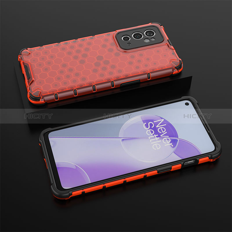 Coque Rebord Contour Silicone et Vitre Transparente Housse Etui 360 Degres AM2 pour OnePlus 9RT 5G Plus