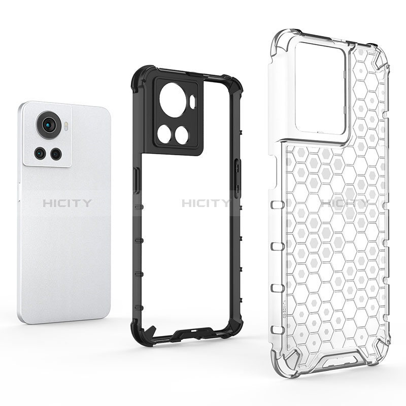 Coque Rebord Contour Silicone et Vitre Transparente Housse Etui 360 Degres AM2 pour OnePlus Ace 5G Plus