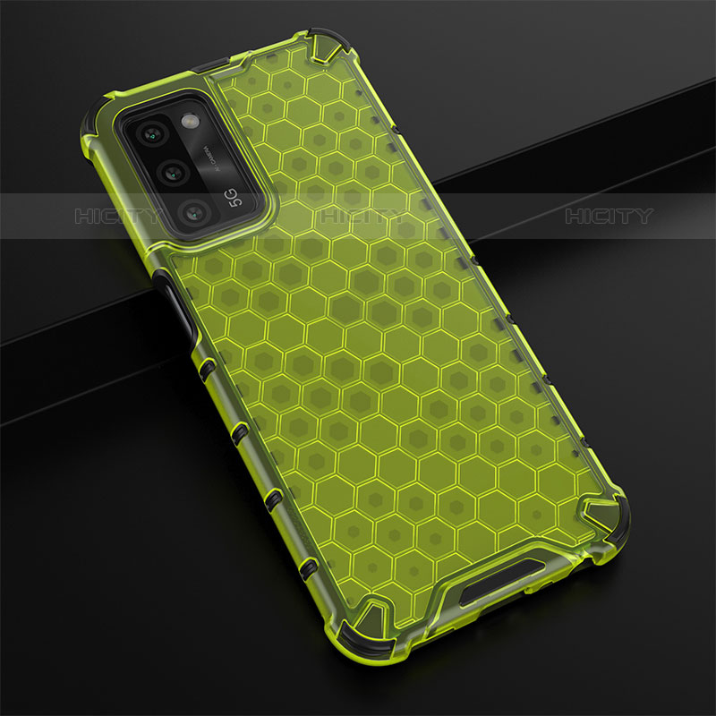 Coque Rebord Contour Silicone et Vitre Transparente Housse Etui 360 Degres AM2 pour Oppo A53s 5G Vert Plus