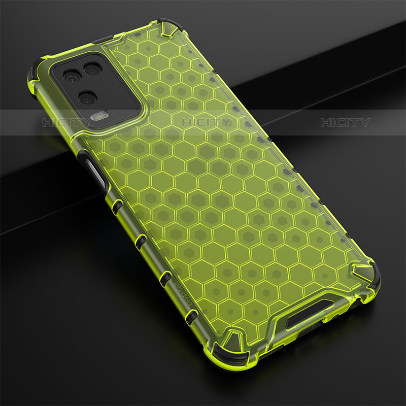 Coque Rebord Contour Silicone et Vitre Transparente Housse Etui 360 Degres AM2 pour Oppo A54 4G Vert Plus