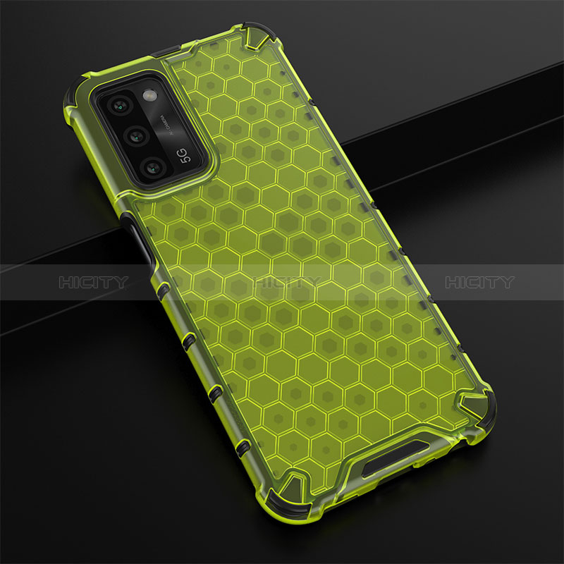 Coque Rebord Contour Silicone et Vitre Transparente Housse Etui 360 Degres AM2 pour Oppo A56 5G Vert Plus