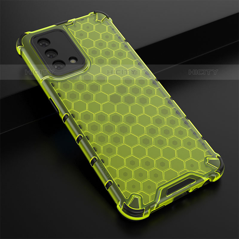 Coque Rebord Contour Silicone et Vitre Transparente Housse Etui 360 Degres AM2 pour Oppo A74 4G Vert Plus