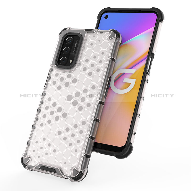 Coque Rebord Contour Silicone et Vitre Transparente Housse Etui 360 Degres AM2 pour Oppo A74 5G Plus