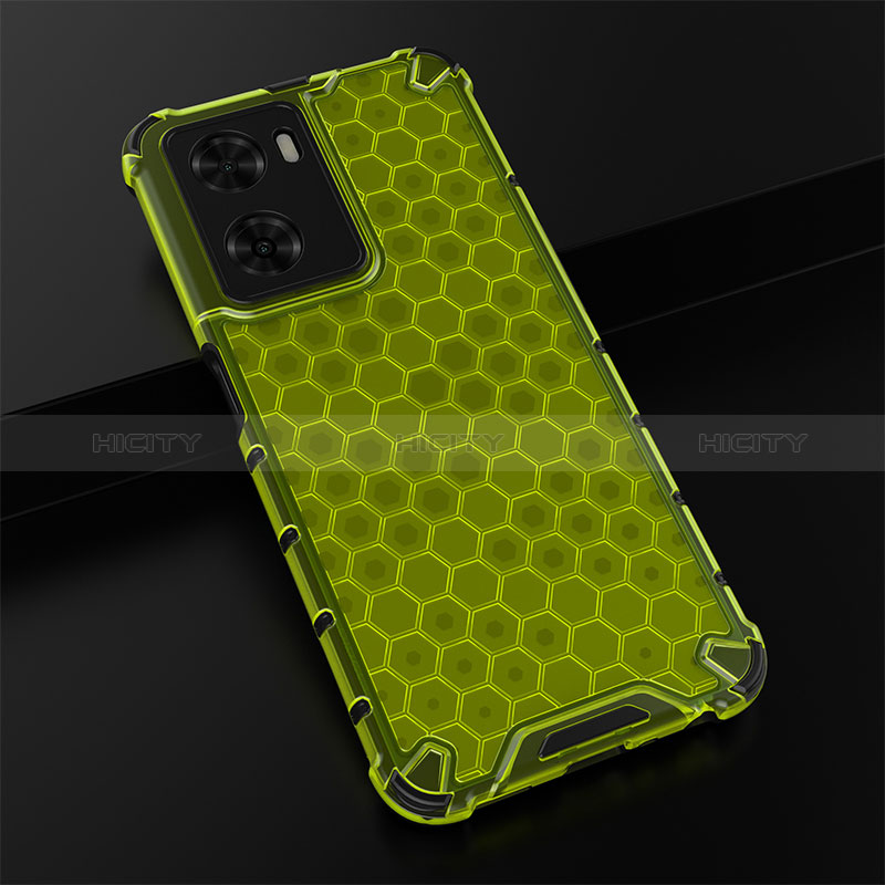 Coque Rebord Contour Silicone et Vitre Transparente Housse Etui 360 Degres AM2 pour Oppo A77s Plus