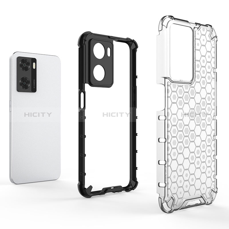 Coque Rebord Contour Silicone et Vitre Transparente Housse Etui 360 Degres AM2 pour Oppo A77s Plus