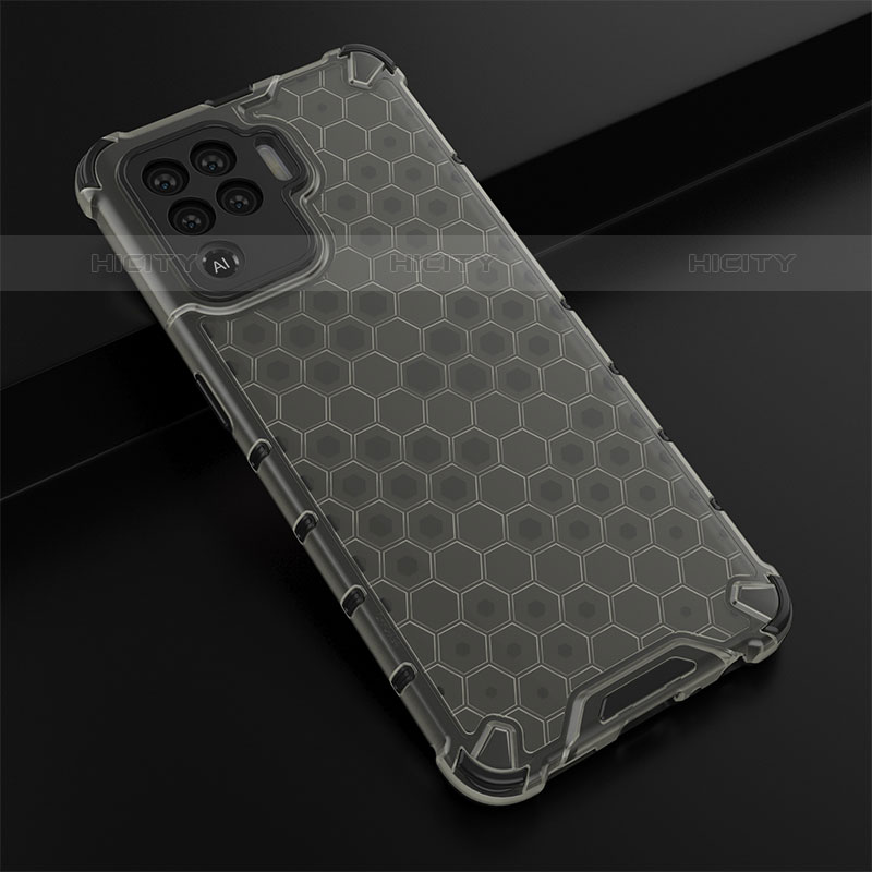 Coque Rebord Contour Silicone et Vitre Transparente Housse Etui 360 Degres AM2 pour Oppo F19 Pro Noir Plus