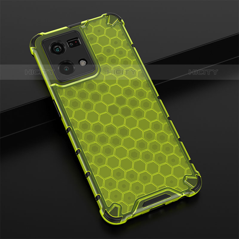 Coque Rebord Contour Silicone et Vitre Transparente Housse Etui 360 Degres AM2 pour Oppo F21 Pro 4G Vert Plus