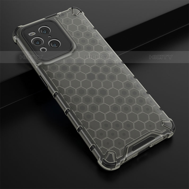 Coque Rebord Contour Silicone et Vitre Transparente Housse Etui 360 Degres AM2 pour Oppo Find X3 Pro 5G Plus