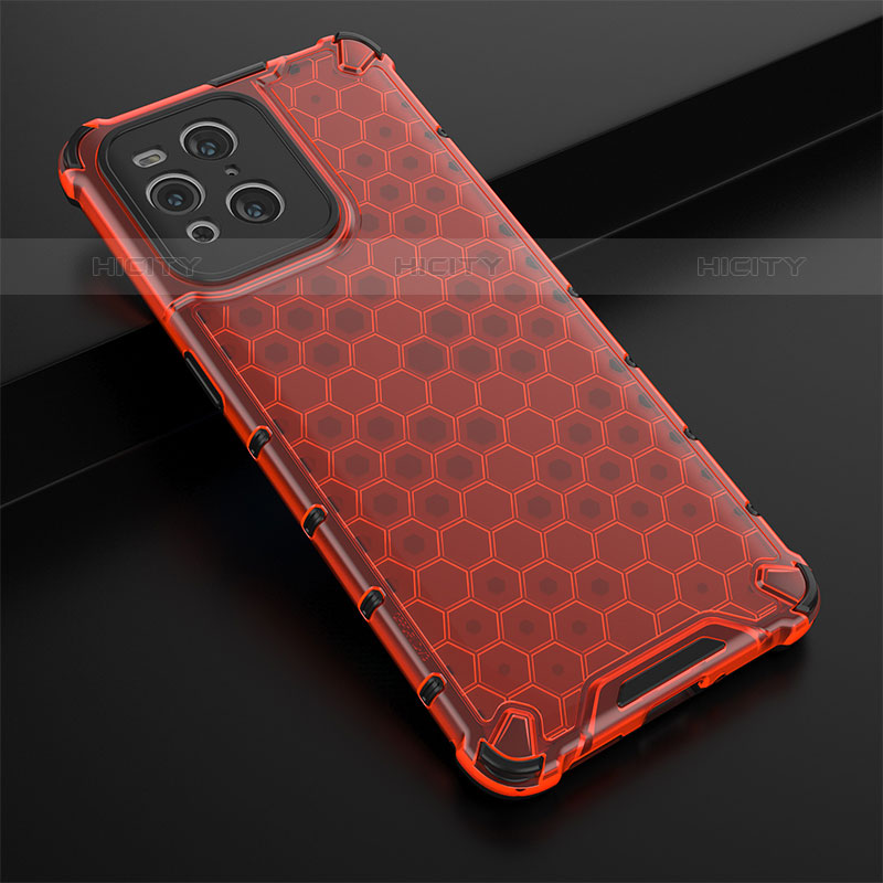 Coque Rebord Contour Silicone et Vitre Transparente Housse Etui 360 Degres AM2 pour Oppo Find X3 Pro 5G Plus