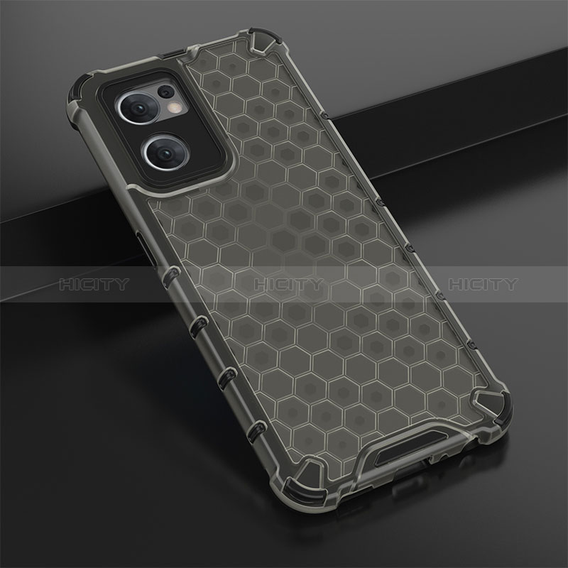 Coque Rebord Contour Silicone et Vitre Transparente Housse Etui 360 Degres AM2 pour Oppo Find X5 Lite 5G Noir Plus