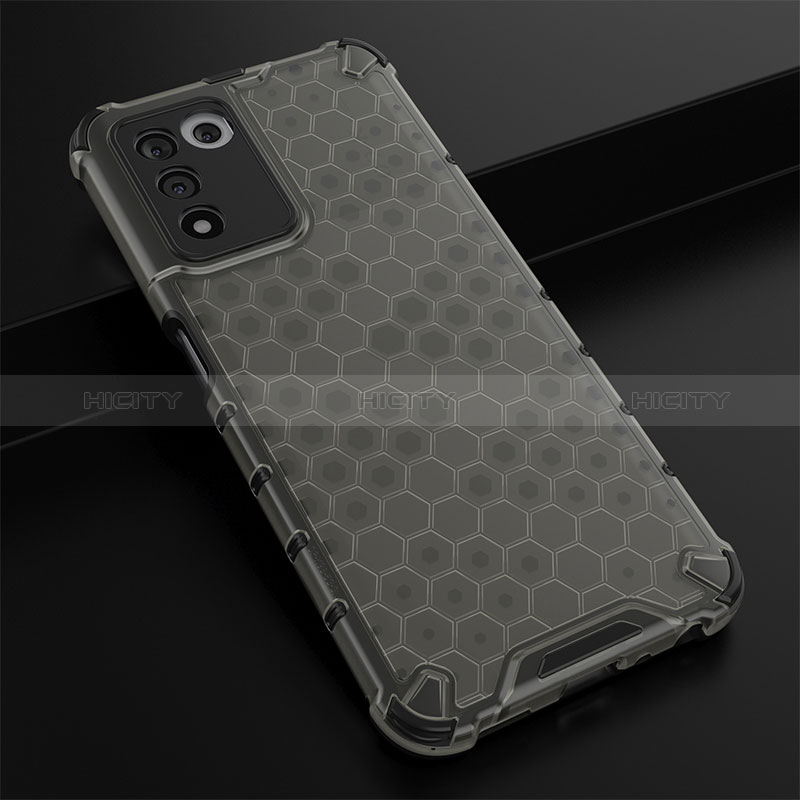 Coque Rebord Contour Silicone et Vitre Transparente Housse Etui 360 Degres AM2 pour Oppo K9S 5G Noir Plus