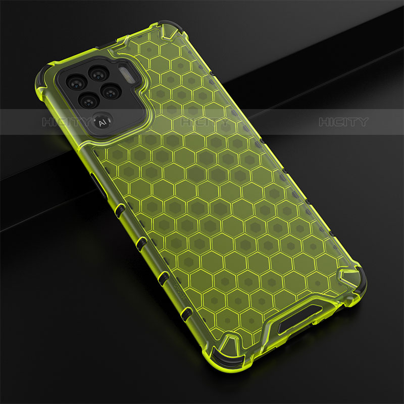 Coque Rebord Contour Silicone et Vitre Transparente Housse Etui 360 Degres AM2 pour Oppo Reno5 F Vert Plus