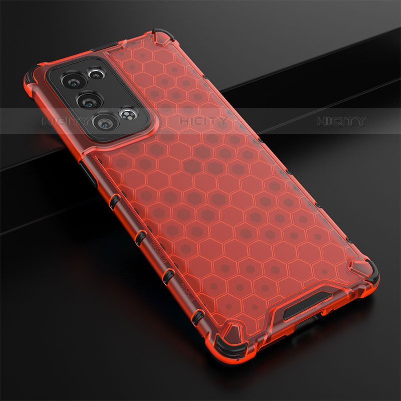 Coque Rebord Contour Silicone et Vitre Transparente Housse Etui 360 Degres AM2 pour Oppo Reno6 Pro 5G Plus