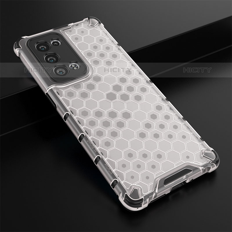 Coque Rebord Contour Silicone et Vitre Transparente Housse Etui 360 Degres AM2 pour Oppo Reno6 Pro+ Plus 5G Plus