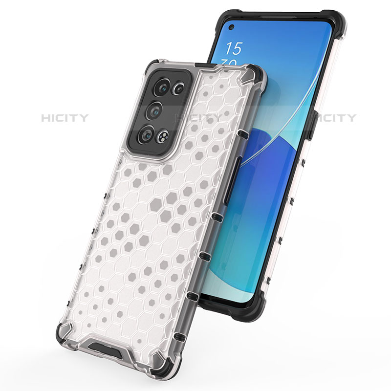 Coque Rebord Contour Silicone et Vitre Transparente Housse Etui 360 Degres AM2 pour Oppo Reno6 Pro+ Plus 5G Plus