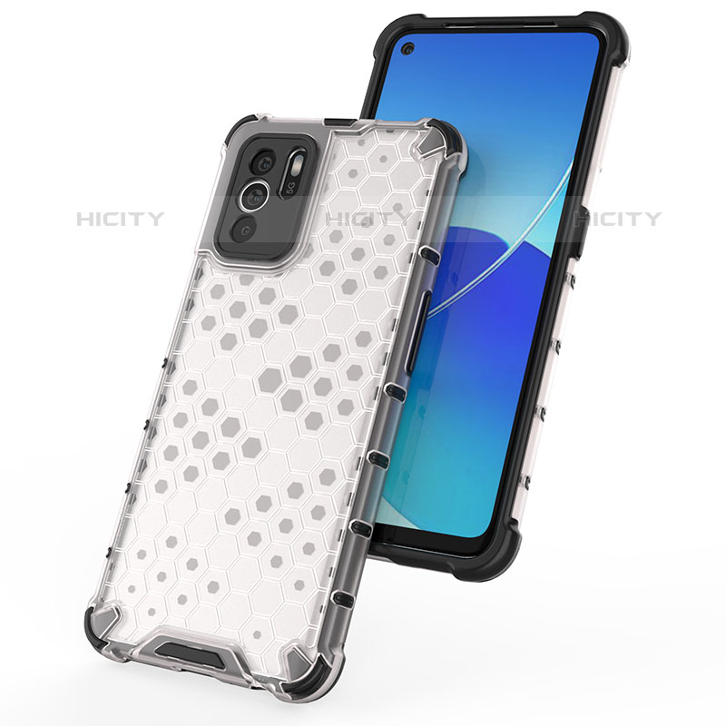 Coque Rebord Contour Silicone et Vitre Transparente Housse Etui 360 Degres AM2 pour Oppo Reno6 Z 5G Plus