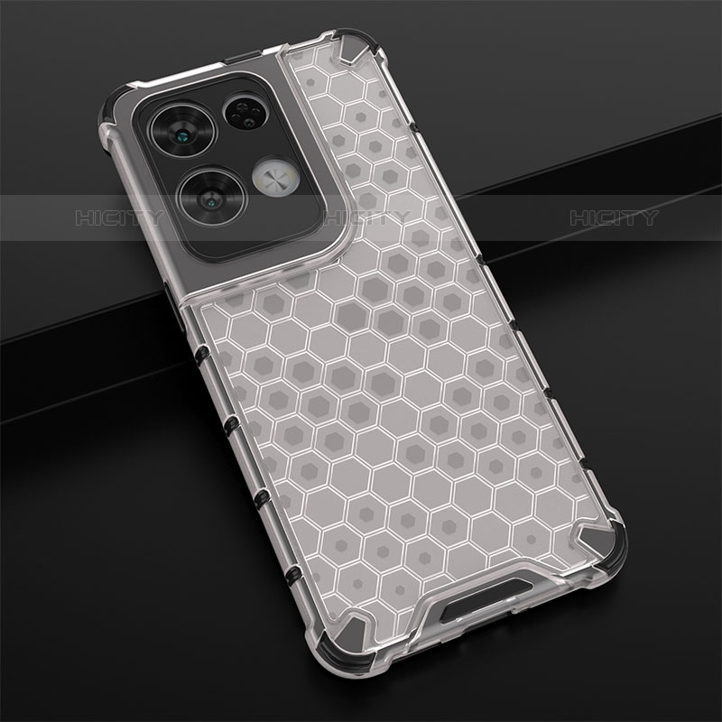 Coque Rebord Contour Silicone et Vitre Transparente Housse Etui 360 Degres AM2 pour Oppo Reno8 Pro 5G Plus