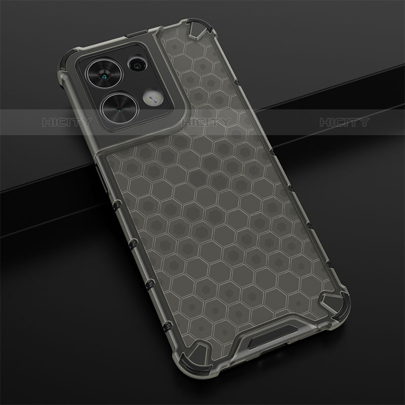 Coque Rebord Contour Silicone et Vitre Transparente Housse Etui 360 Degres AM2 pour Oppo Reno9 5G Plus