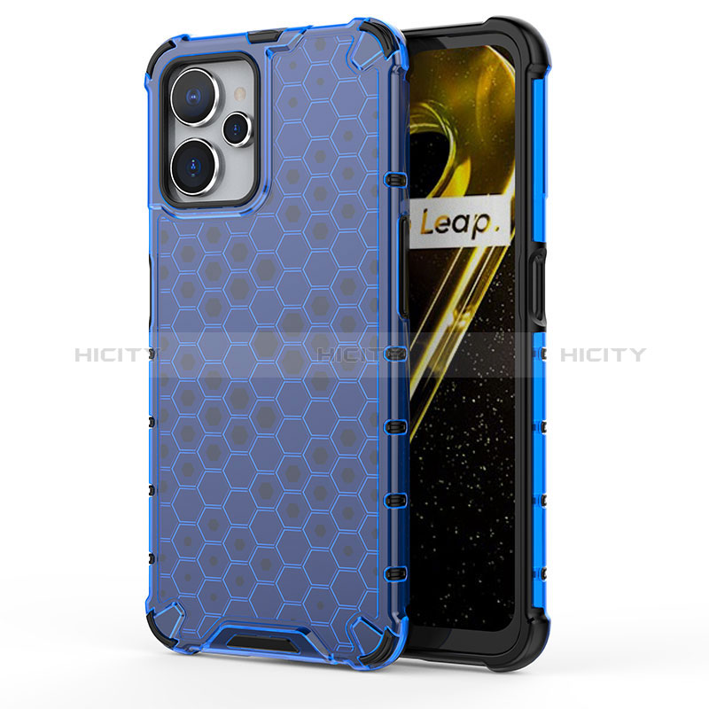 Coque Rebord Contour Silicone et Vitre Transparente Housse Etui 360 Degres AM2 pour Realme 10 5G Bleu Plus