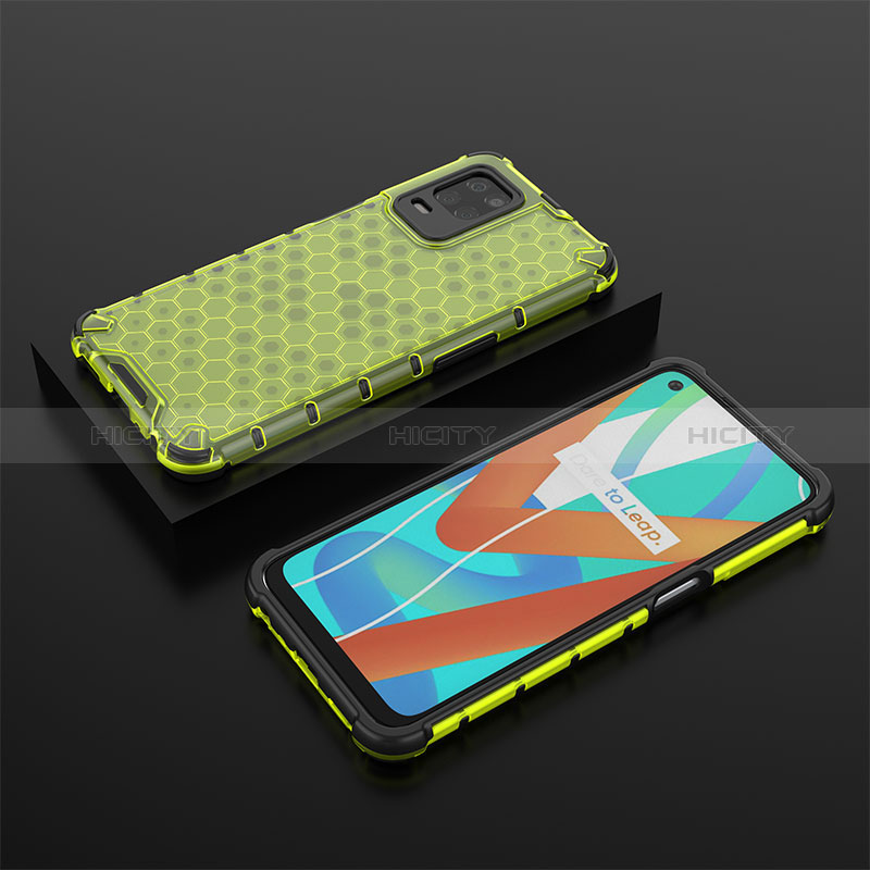 Coque Rebord Contour Silicone et Vitre Transparente Housse Etui 360 Degres AM2 pour Realme 8 5G Plus