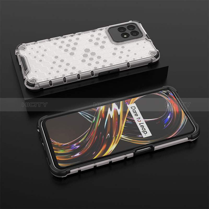 Coque Rebord Contour Silicone et Vitre Transparente Housse Etui 360 Degres AM2 pour Realme 8i Plus