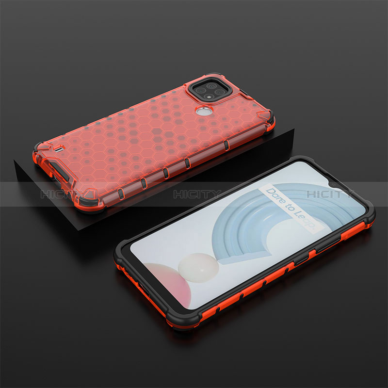 Coque Rebord Contour Silicone et Vitre Transparente Housse Etui 360 Degres AM2 pour Realme C21 Plus