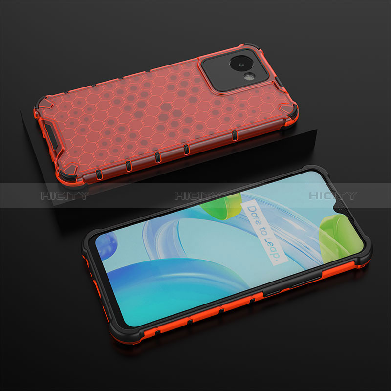 Coque Rebord Contour Silicone et Vitre Transparente Housse Etui 360 Degres AM2 pour Realme C30 Plus