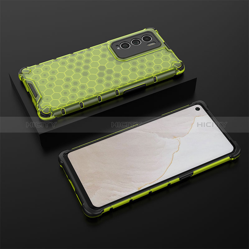 Coque Rebord Contour Silicone et Vitre Transparente Housse Etui 360 Degres AM2 pour Realme GT Master Explorer 5G Vert Plus