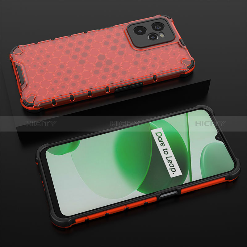 Coque Rebord Contour Silicone et Vitre Transparente Housse Etui 360 Degres AM2 pour Realme Narzo 50A Prime Plus