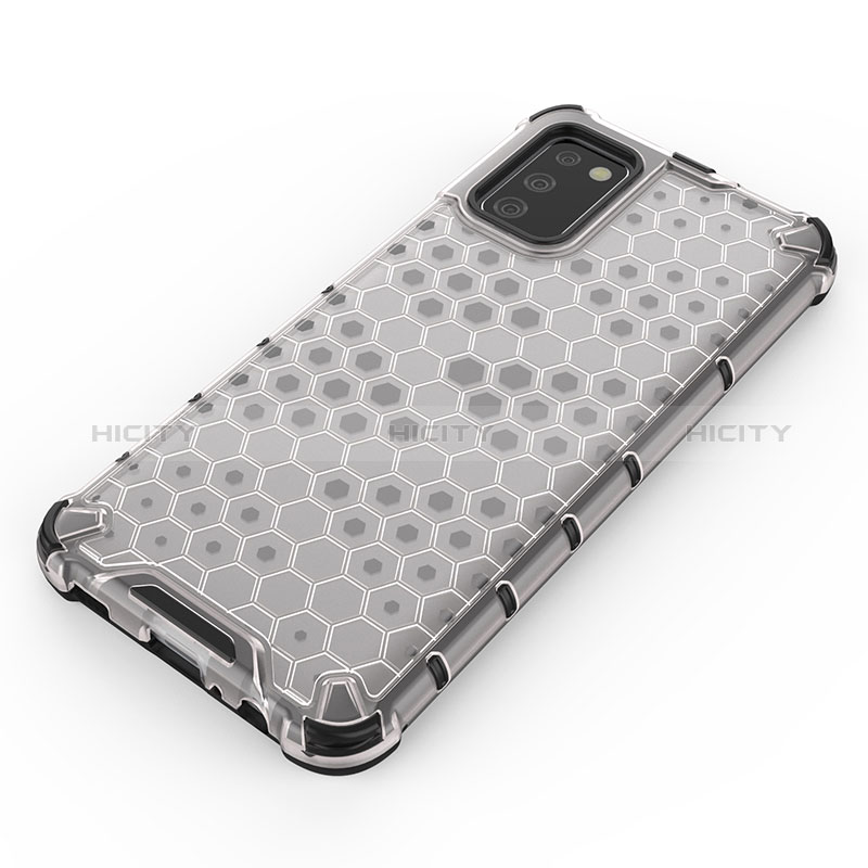 Coque Rebord Contour Silicone et Vitre Transparente Housse Etui 360 Degres AM2 pour Samsung Galaxy A02s Plus