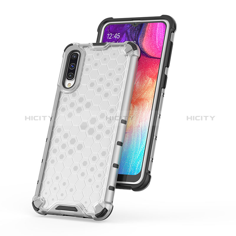 Coque Rebord Contour Silicone et Vitre Transparente Housse Etui 360 Degres AM2 pour Samsung Galaxy A30S Plus