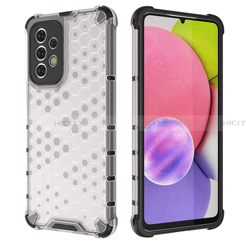 Coque Rebord Contour Silicone et Vitre Transparente Housse Etui 360 Degres AM2 pour Samsung Galaxy A33 5G Plus