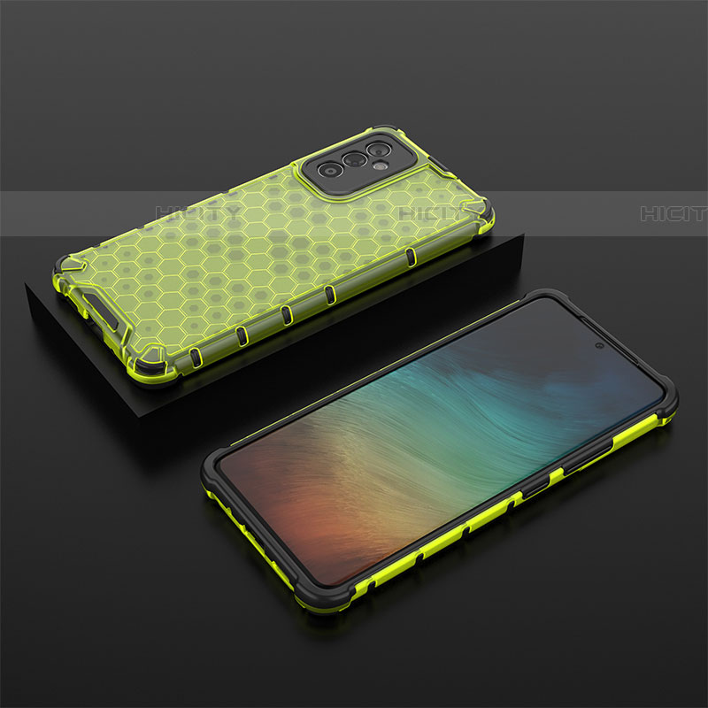 Coque Rebord Contour Silicone et Vitre Transparente Housse Etui 360 Degres AM2 pour Samsung Galaxy A34 5G Vert Plus