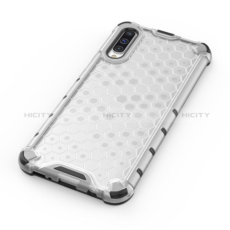 Coque Rebord Contour Silicone et Vitre Transparente Housse Etui 360 Degres AM2 pour Samsung Galaxy A50S Plus