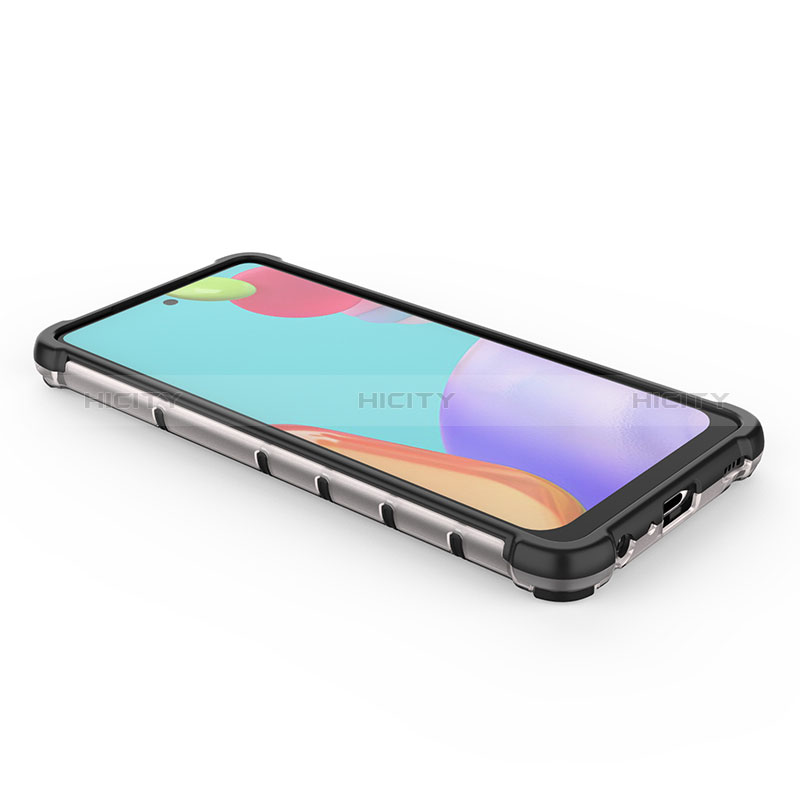 Coque Rebord Contour Silicone et Vitre Transparente Housse Etui 360 Degres AM2 pour Samsung Galaxy A52s 5G Plus