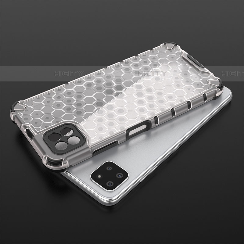 Coque Rebord Contour Silicone et Vitre Transparente Housse Etui 360 Degres AM2 pour Samsung Galaxy F42 5G Plus